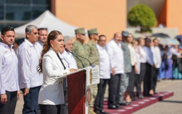 Evelyn Salgado llama a redoblar esfuerzos para consolidar un Guerrero con paz, justicia y bienestar