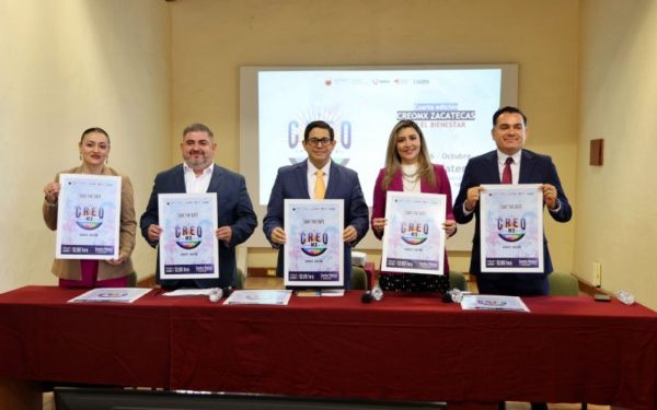 Gobierno de Zacatecas realizará la cuarta edición de CREO MX para impulsar el emprendimiento