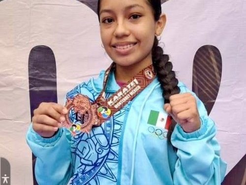 Medalla de bronce para Guerrero, en la Liga Mundial Juvenil de Karate