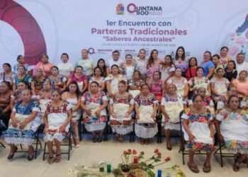 Mara Lezama encabeza el Primer Encuentro con Parteras Tradicionales “Saberes Ancestrales” para visibilizar y preservar la partería maya en Quintana Roo