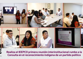 Realiza el IEEPCO primera reunión interinstitucional rumbo a la Consulta en el reconocimiento indígena de un partido político
