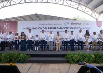 Inicia programa «Escuelas con Agua» para garantizar agua limpia en primarias de Yucatán