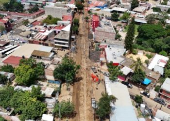 Rehabilita SIC calzada Valerio Trujano de la capital del estado en beneficio de más de mil 200 personas