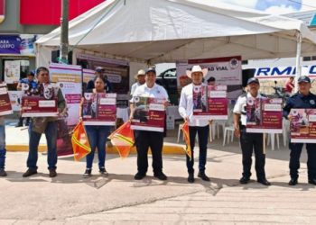 Implementa Policía Vial Estatal estrategia “Piensa, Lleguemos a Salvo” en San Martín Tilcajete y Miahuatlán de Porfirio Díaz