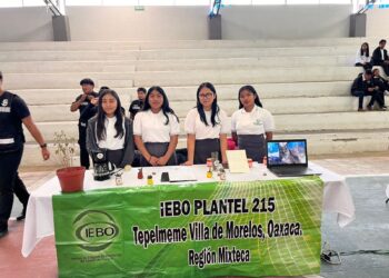 Obtiene IEBO tres primeros lugares en la ExpoCiencias Oaxaca 2025, sede Mixteca