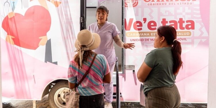 Con casi 9 mil mastografías de Ve’e Tata, Gobierno de Oaxaca refuerza la detección oportuna del cáncer de mama