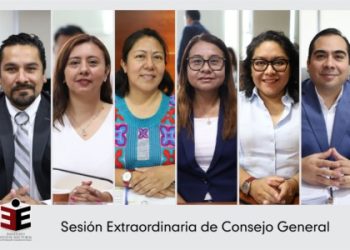 Consejo General del IEEPCO sesiona respecto a la elección ordinaria de San Martín Peras