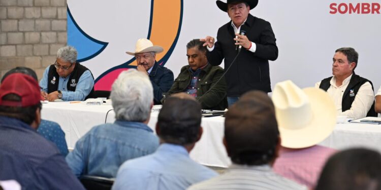 La Presidenta Claudia Sheinbaum es una aliada de los productores del campo: Gobernador David Monreal Ávila