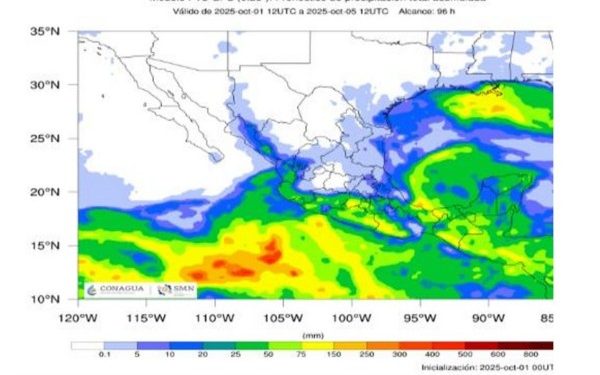 Emite Protección Civil recomendaciones por temporal lluvioso en Istmo, Costa, Sierra Sur y Mixteca
