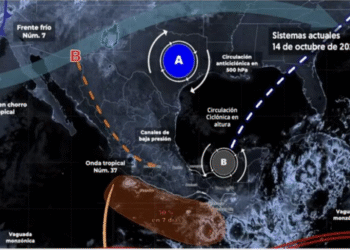 Emite Protección Civil aviso preventivo por fenómeno meteorológico con potencial ciclónico en el Golfo de Tehuantepec