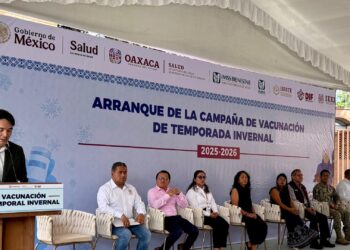 Inicia Oaxaca campaña de vacunación para la temporada invernal 2025–2026