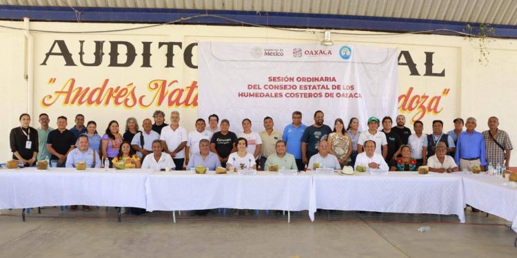 Encabeza Secretaría de Medio Ambiente sesión del Consejo Estatal de Humedales Costeros de Oaxaca