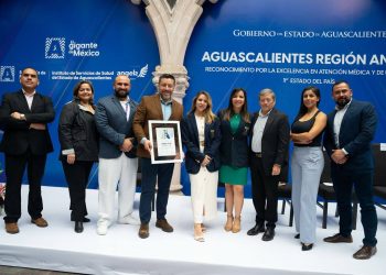 AGUASCALIENTES, PRIMER Y ÚNICO ESTADO DEL PAÍS EN RECIBIR RECONOCIMIENTO INTERNACIONAL EN URGENCIAS MÉDICAS