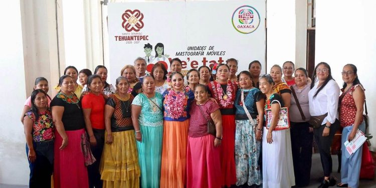 Arranca Sebienti jornada de prevención y diagnóstico oportuno del cáncer de mama en Santo Domingo Tehuantepec