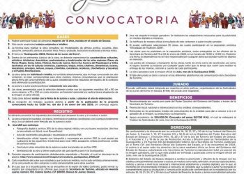 Emite Gobierno de Oaxaca convocatoria para elegir la imagen oficial de la Guelaguetza 2026
