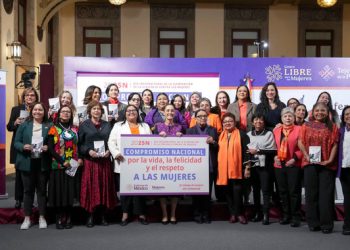 Gobierno de México y entidades asumen Compromiso Nacional por la vida, la felicidad y el respeto a las mujeres