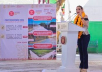 Impulsa Evelyn Salgado obras que transforman caminos, puentes y espacios públicos en el Valle del Ocotito