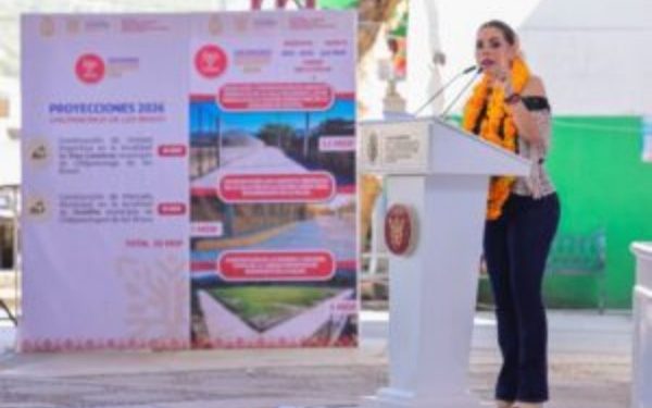 Impulsa Evelyn Salgado obras que transforman caminos, puentes y espacios públicos en el Valle del Ocotito