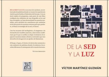 Invita Seculta a la presentación del poemario “De la sed y la luz” de Víctor Martínez