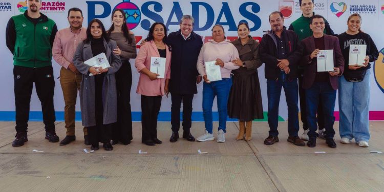 Lleva Gobernador David Monreal la Posada por la Paz y el Bienestar a la comunidad estudiantil del CEBAARE