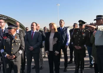 Maru Campos acude como invitada de honor a la inauguración de la exposición militar “La Gran Fuerza de México”