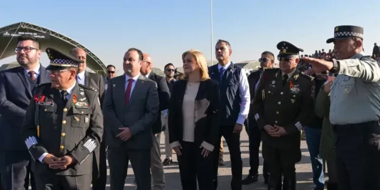 Maru Campos acude como invitada de honor a la inauguración de la exposición militar “La Gran Fuerza de México”