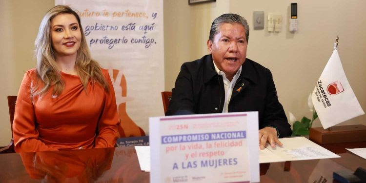 Zacatecas se suma al Compromiso Nacional por la eliminación de la violencia contra las mujeres, convocado por la Presidenta Claudia Sheinbaum