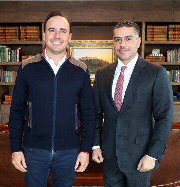 Se reúnen Manolo y García Harfuch para seguir trabajando por la seguridad de Coahuila